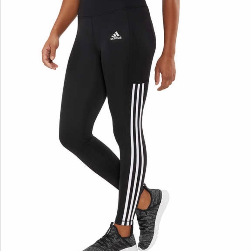 adidas Ladies' 7/8 3-Stripe Active Tight XL